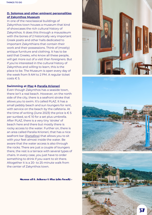 Zakynthos Travel Guide e-book pdf by Tzatchickie