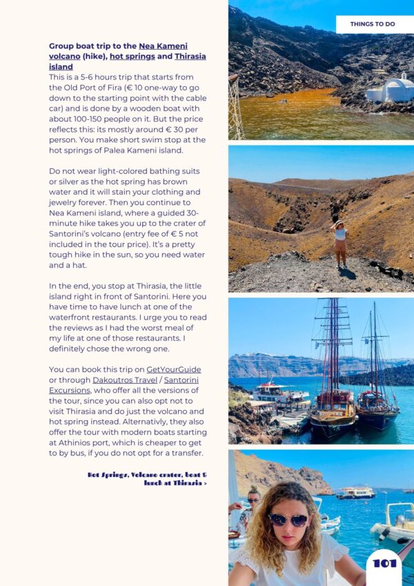 Santorini Guide Things to do