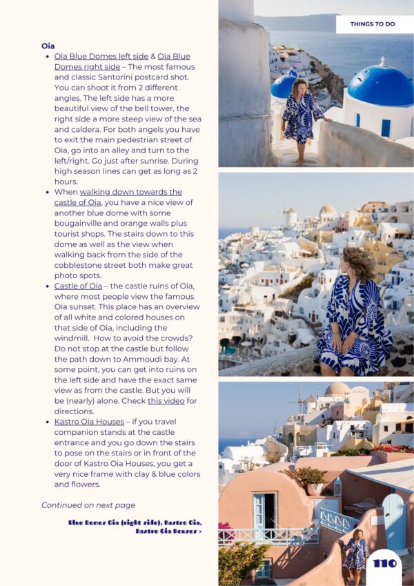 Santorini Guide Things to do