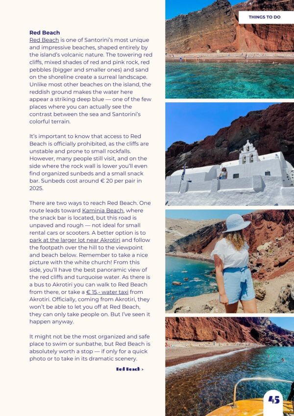 Santorini Guide Things to do