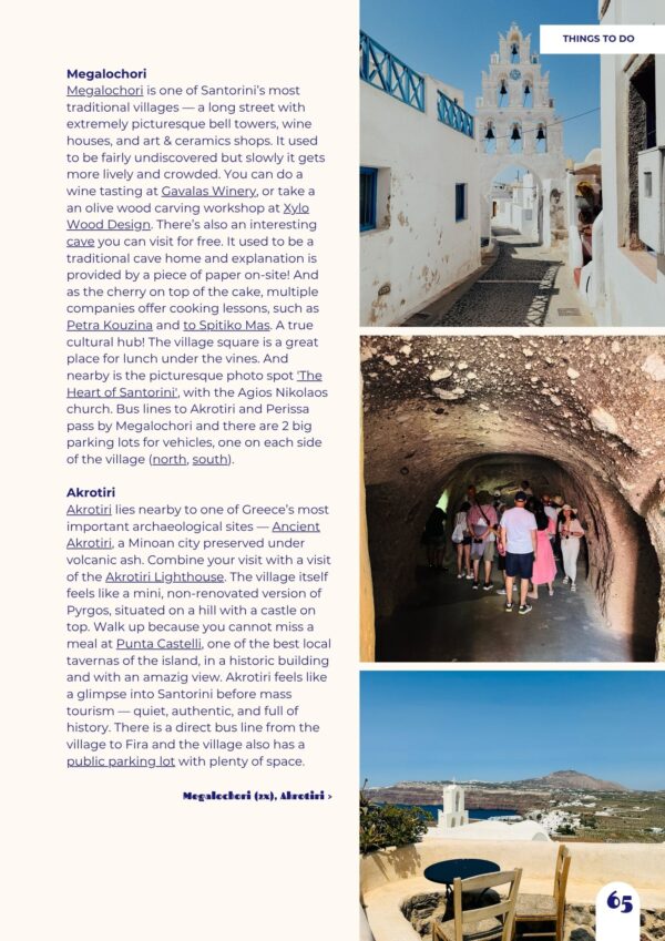Santorini Guide Things to do